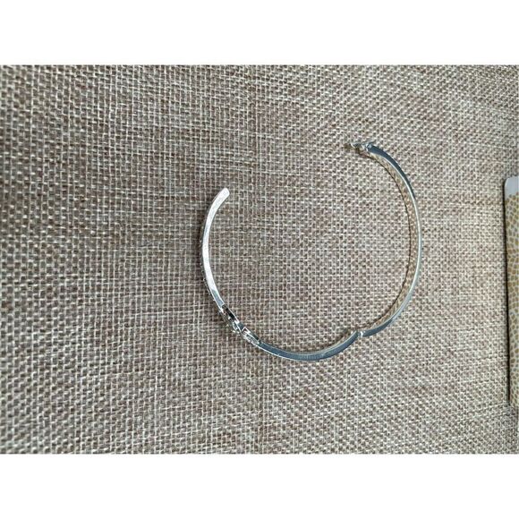 Charter Club Silver-Tone Interlocking Pavé Circle Bracelet New Gift Idea - Picture 6 of 9